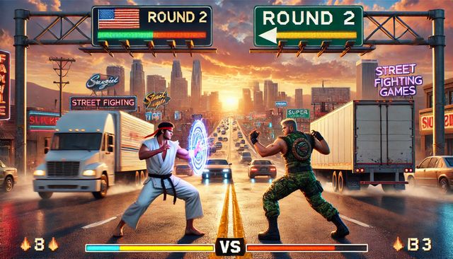 ストリートファイターのコントローラー