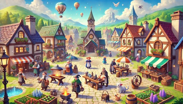 ファンタジーライフで通信