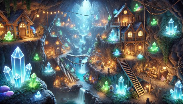 拠点で川周辺の雑草配置